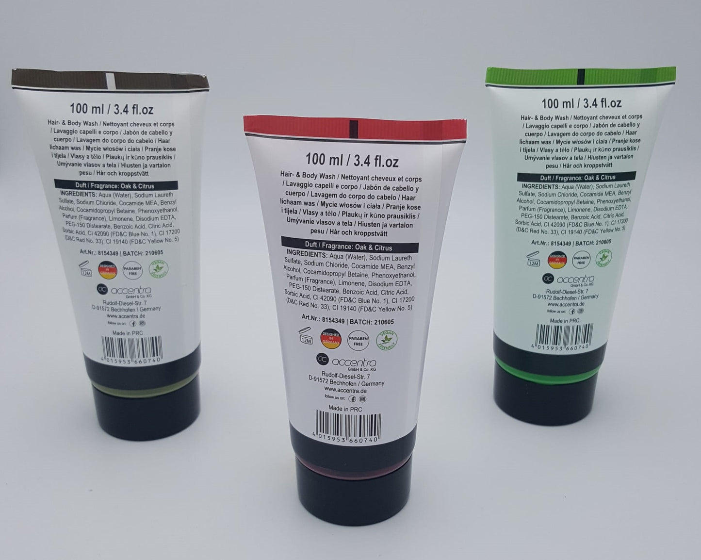 Accentra Hair & Body Wash is specially designed for men.