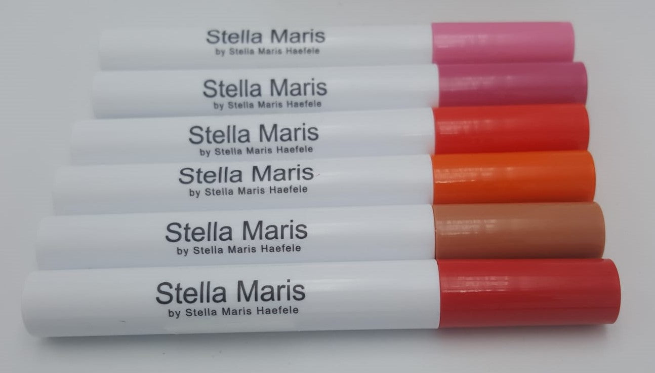 Stella's matte liquid lipstick set 6PCS.