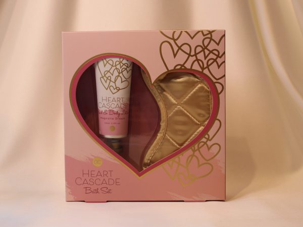 Heart Cascade Set, Body Lotion & Sleep Mask (2PCS)