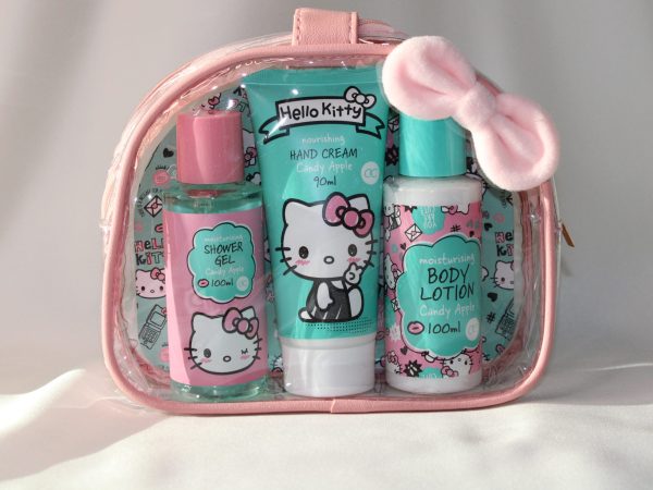 Hello Kitty 4 Piece Bath Gift Set