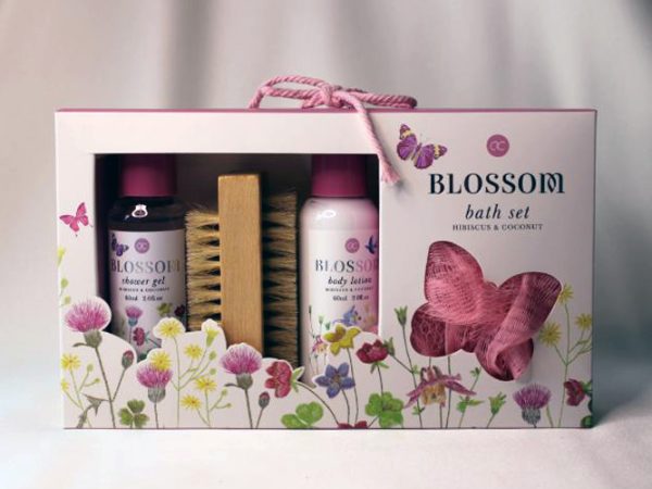 Luxury 4-Piece Bath Gift Set, Blossom Every Day