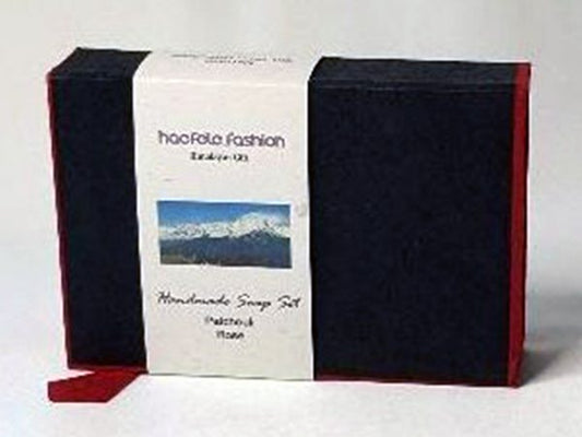 Jabón de rosa y pachulí natural del Himalaya Bounty, caja de regalo (100 jabones veganos)
