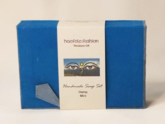 Bounty Himalayan Natural Hemp & Mint Soap, Gift Box (100% Vegan)