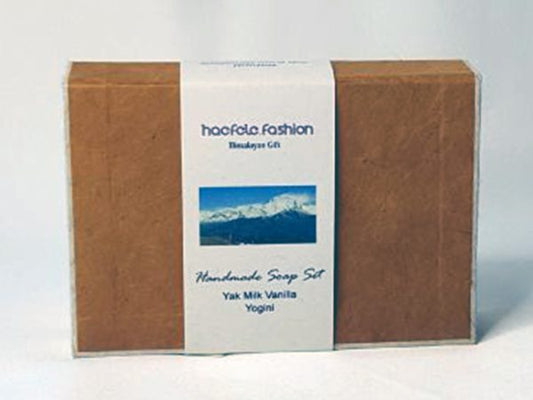 Bounty Himalayan Natural Yak Milk Vanilla & Yogini Jabón, caja de regalo