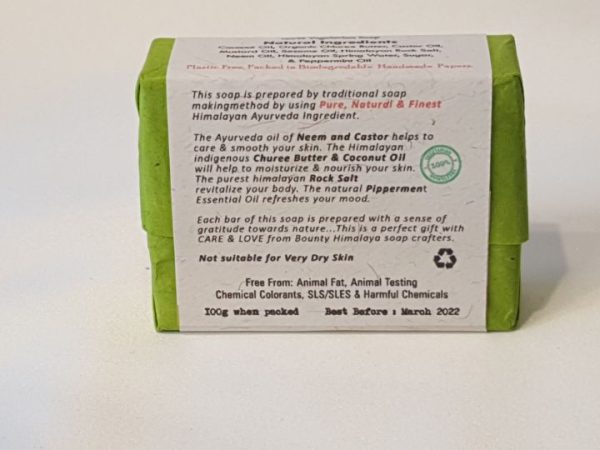 Bounty Himalayan Natural Peppermint Soap (100% Vegan)