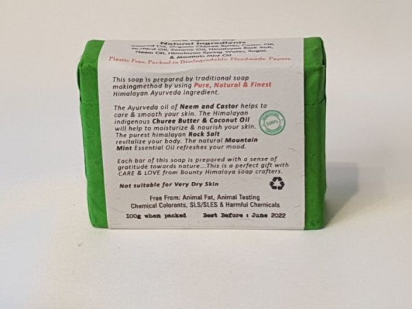 Bounty Himalayan Natural Mint Soap (100% Vegan)