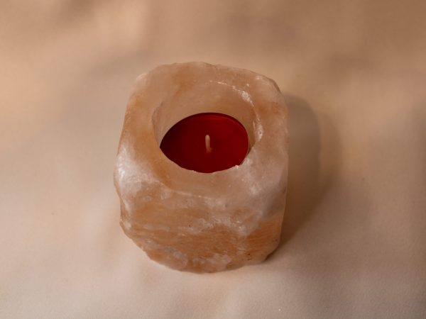 Himalayan Pink Salt Candle Holder 