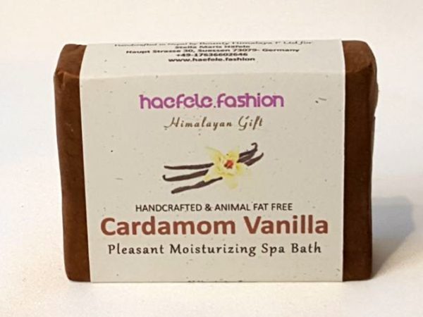 Jabón de vainilla de cardamomo natural del Himalaya Bounty (100% vegano)