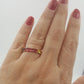 Stylish shiny cubic zirconia ring