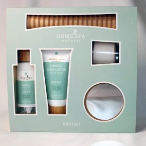 Bath Set HOME SPA In A Gift Box (5Pcs)