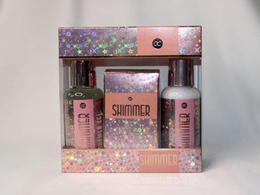 SHIMMER Bath Set In Gift Box” (3pcs)